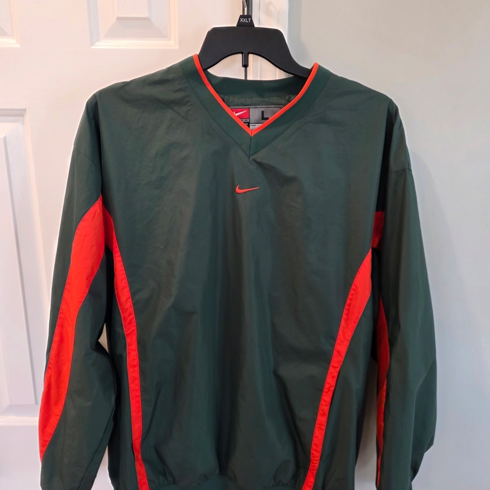 Nike Men's Green and Red Jacket